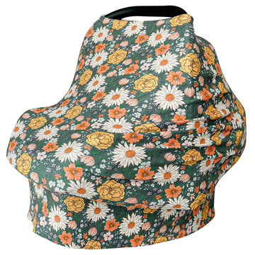 Konssy Baby Car Seat Covers- Multi-Use Carseat Canopy For Babies, Stretchy Infant Carseat Cover Boy, Shower Gifts For Unisex Boy