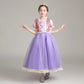 Jerrisapparel Girls Princess Costume Birthday Party Cosplay Purple Dress With Accessories (Purple With Accessories, 6)