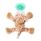 Nookums Paci-Plushies Shakies - Pacifier Holder - Adapts To Name Brand Pacifiers, Suitable For All Ages, Plush Toy Includes Deta