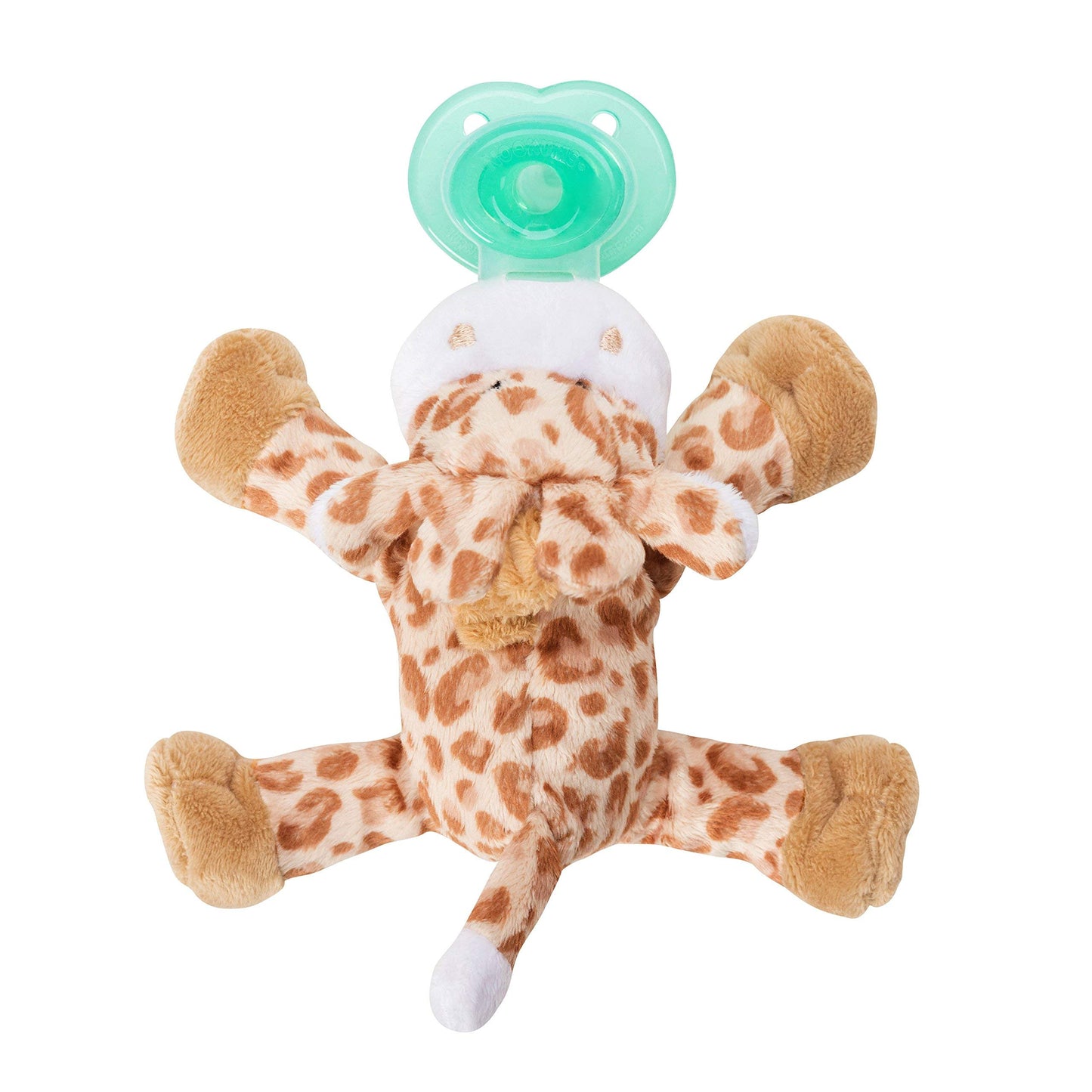 Nookums Paci-Plushies Shakies - Pacifier Holder - Adapts To Name Brand Pacifiers, Suitable For All Ages, Plush Toy Includes Deta