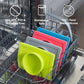 Ezpz Mini Bowl For 12 Months+ (Pewter) - 100% Silicone Suction Bowl With Built-In Placemat For Toddlers - Comes With A Reusable
