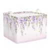 Clastyle 36L Large Purple Hanging Flower Shelf Basket Waterproof Coating Nursery Hamper with Handles,Gift Basket for Home Office