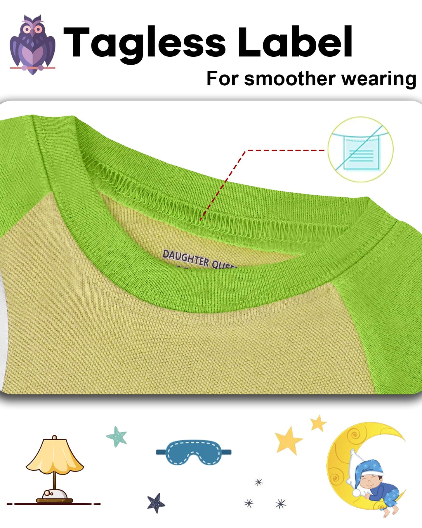 Daughter Queen Boys Pajamas 18-24 Months Summer Pjs Golf Pj Sets Baby Toddler 100% Cotton Short Sleeve Jammies Ball Sleepwear Te