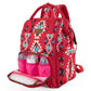 Montana West Wrangler Callie Diaper Bag Backpack With Stroller Straps Multifunction Baby Travel Bag Wg2204-9110Bdy