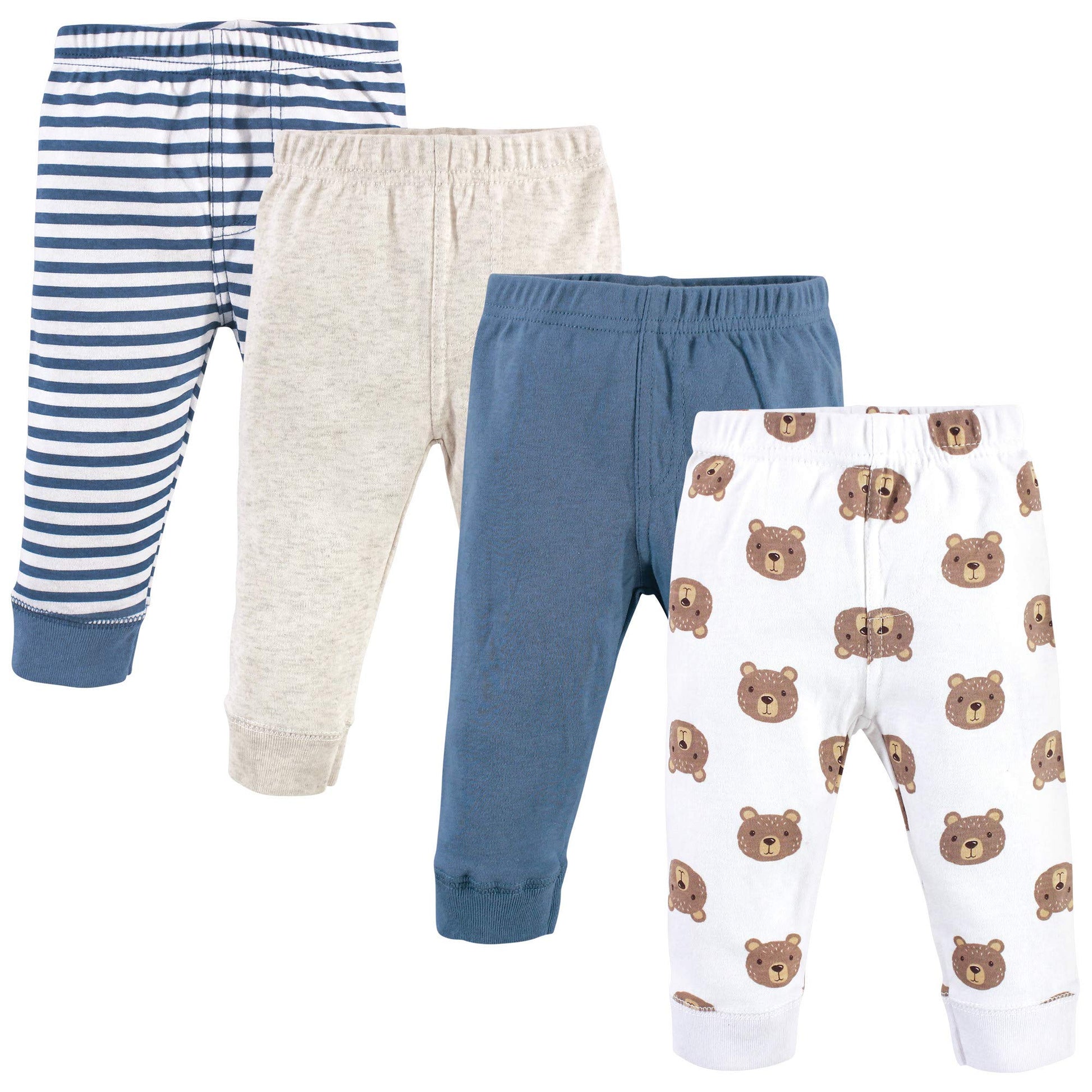 Hudson Baby Unisex Baby Cotton Pants And Leggings Little Bear, 6-9 Months