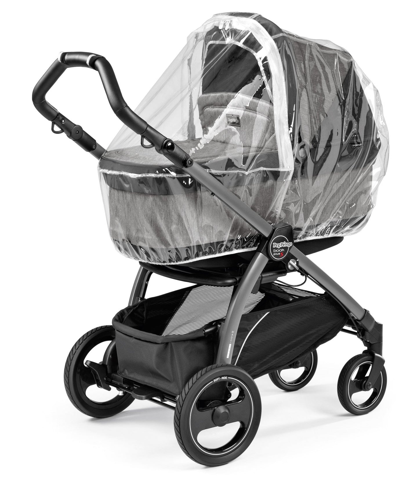 Peg Perego Bassinet Rain Cover - Accessory - Compatible With Ypsi Bassinet - Clear
