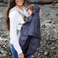 Ergobaby Water Resistant Baby Carrier Rain And Wind Cover, Charcoal