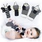 BABY K Baby Rattle Socks & Wrist Toys (Set E) - Newborn Toys for Baby Boy or Girl - Brain Development Infant Toys - Hand and Foo