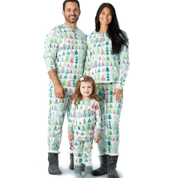Honestbaby Baby Boys Organic Cotton Holiday Family Jammies Pajama Set, Feelin' Pine, Men S 2-Piece Pajama Set Xx-Large Us