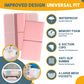 Memory Foam Bath Kneeler And Elbow Rest Pad Set, 2-Inch Thick, Water-Resistant Mat - Baby Bath Time Essentials Cushion And Bath