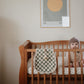 mushie Muslin Baby Burp Cloths | 100% Organic Cotton, Set of 2 (Olive Check/Natural Check)