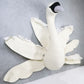 Ebros Gift Fiona Walker England Handmade Organic Baby Animal White Swan Head With Cascading Tail Feathers Wall Decor The Origina