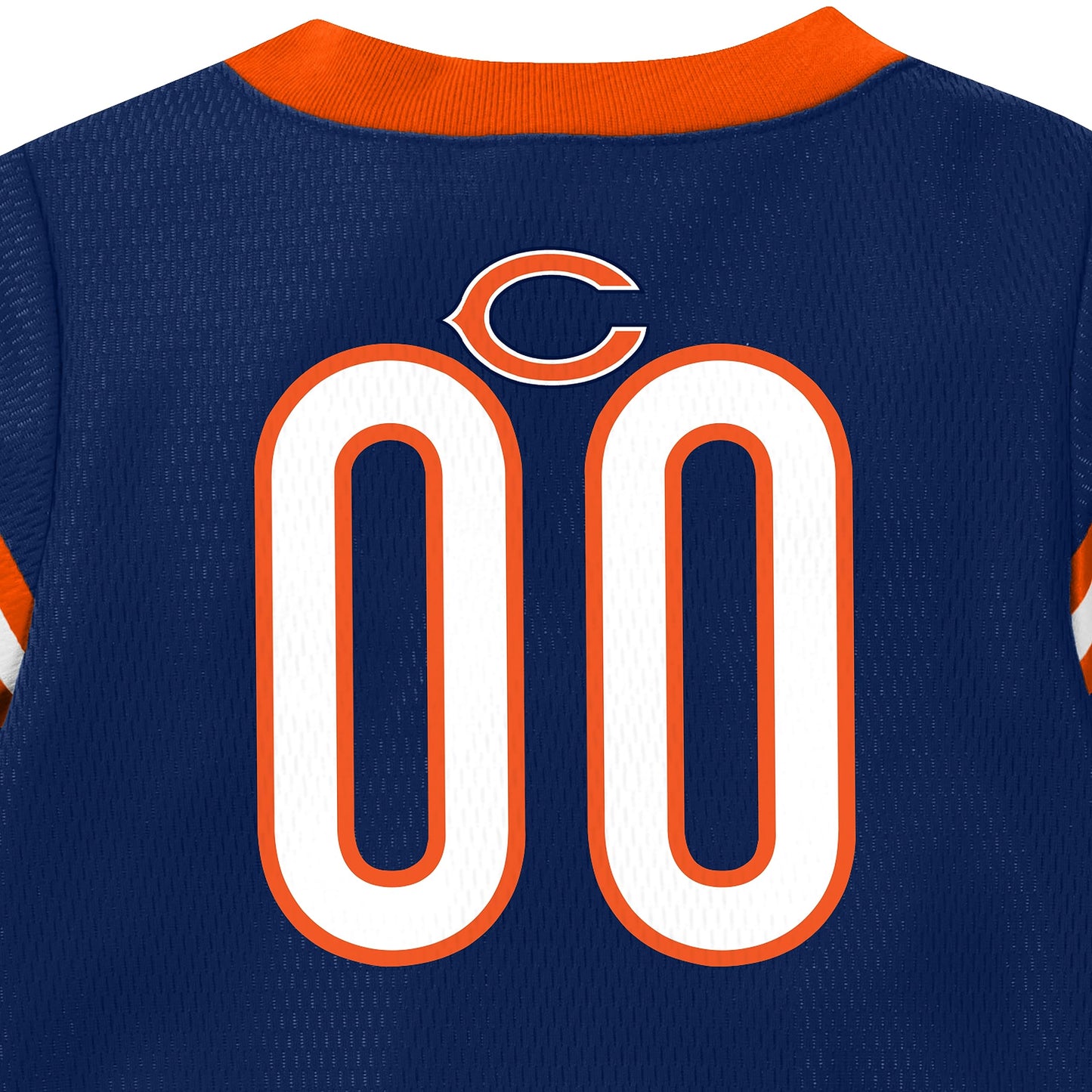Nfl Chicago Bears Team Jersey Bodysuit, Blue/Orange Chicago Bears, 0-3 Months