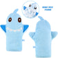 2 Pieces Baby Bath Mitt Washcloths With Cute Animal Designs Yellow Duck Shark Towel Gentle Soft Scrub For Toddler Bath And Showe