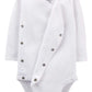 Simple Joys by Carters Baby 4-Pack Long Sleeve Side Snap Bodysuit, White, 0-3 Months