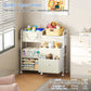 Cidaziya 2In1 Baby Diaper Caddy Organizer and Storage, 3 Tier Rolling Cart with Dividers and Drawers, Mobile Utility Cart Baby D