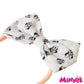 Luv Her Baby Accessories Adorable Disney Minnie Baby Headband Bows Soft Elastic Newborn Girl Essentials Baby Hair Product Printe