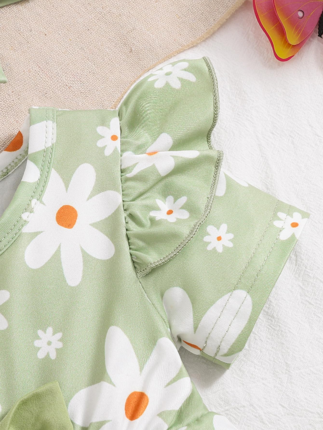 Toddler Girl Clothes 18-24 Month Girl Clothes Baby Girl Outfits Fall Cute Ruffle Honeybee Pants Set Infant Winter Clothes For Li