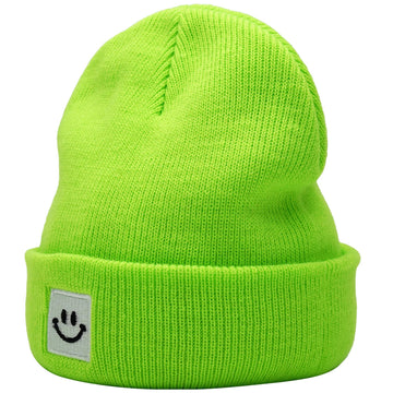 55Cube Baby Beanie 6-12 Months 12-18 Months 24-36 Months Lime Green