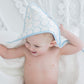 Swaddledesigns Organic Cotton Terry Velour Hooded Towel For Baby/Toddler, Absorbent With Satin Trim, Absorbent With Satin Trim,