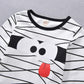 Aalizzwell Toddler Baby Boys Girls Halloween Romper Pants Set For Kids Mummy Matching Outfits Fall Winter Clothes (Mummy Shirt,