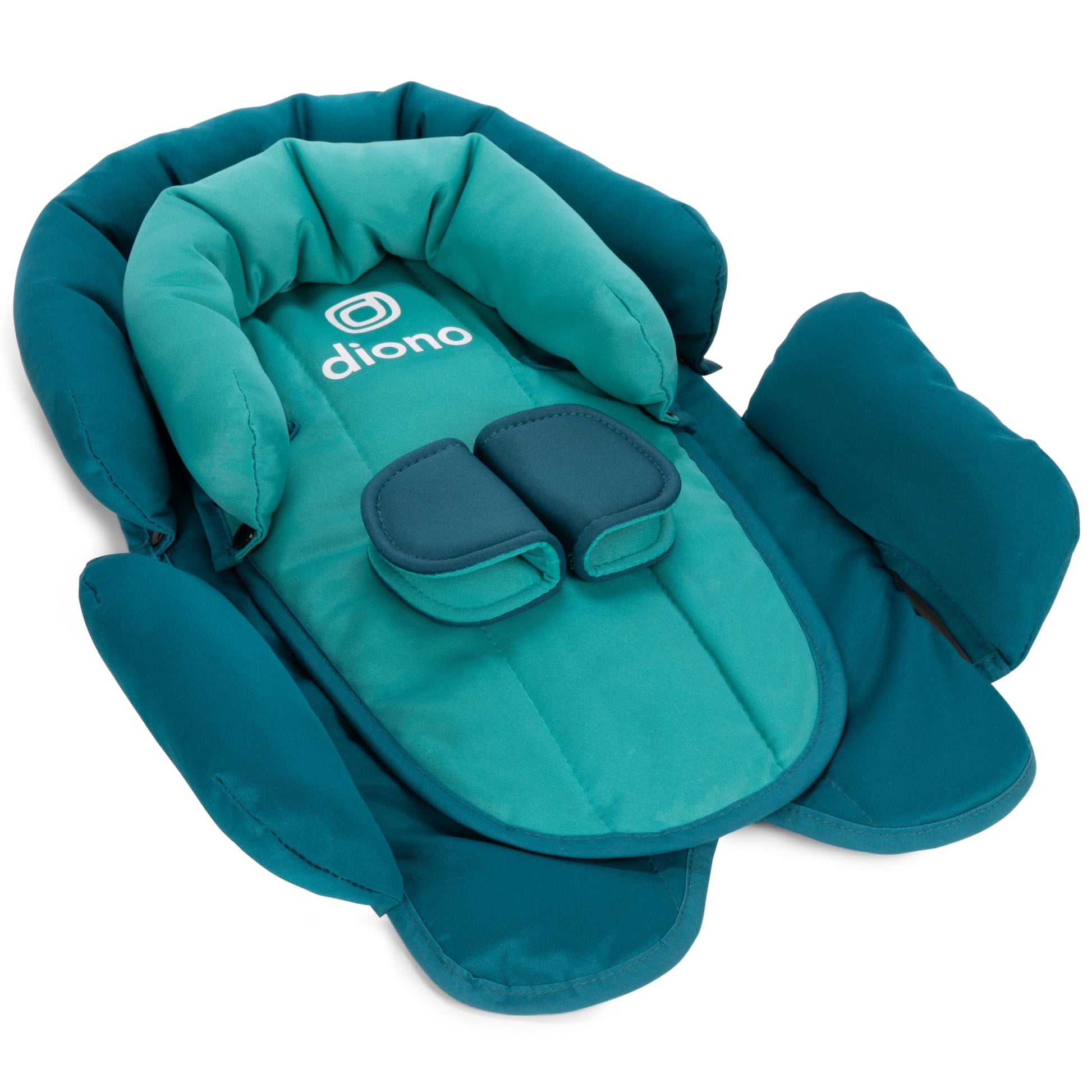 Diono Cuddle Soft 2-in-1 Head Support, Comforting Head and Body Support for Babies, Converts depending on Infants Size, Blue Raz