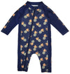 Swimzip Boys' Long-Sleeve Upf 50+ Swimsuit For Baby, Toddler, & Little Boys Pineapples