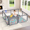 Dripex Baby Playpen, 71  47 Play Pens for Babies and Toddlers, Safe Anti-Fall Play Yard with Gates, Baby Fence with Breathable M