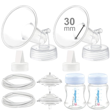 Maymom Pump Parts Compatible With Spectra S2 Spectra S1, 30 Mm Flange Valve Tube Bottle Backflow Protector, Not Original Spectra