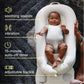 Homedics 3-In-1 Calming Baby Cushion, Soothing Comfort For Newborns & Infants, Snuggling Sensation, Sound And Vibration, Designe