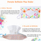 Febsnow 4 Pack Baby Refillable Baby Wet Wipe Dispenser, Reusable Wipes Pouch Container, Lightweight Portable Travel Wipes Holder