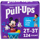 Pull-Ups Boys' Potty Training Pants, 2T-3T (16-34 Lbs), 124 Count (4 Packs Of 31)