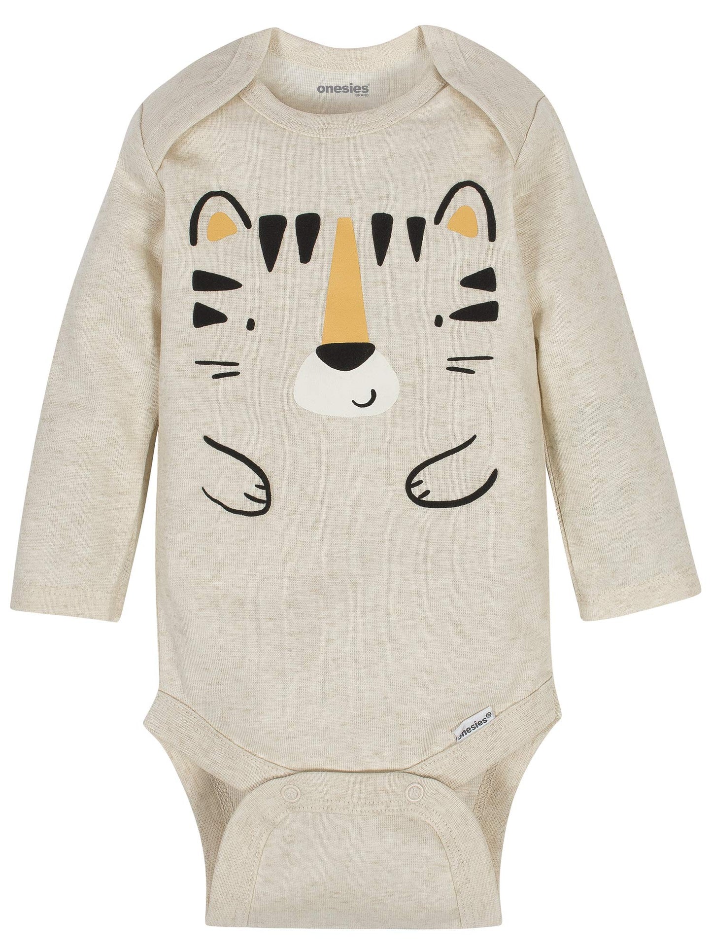 Onesies Brandunisex Baby6-Pack Long Sleeve Bodysuitstiger Bluenewborn