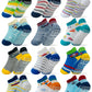 Rative Ankle Anti Slip Non Skid Cotton Socks With Grips Grippers For 6-12 Month Babies Baby Infant Boy Boys Girl Girls (6-12 Mon