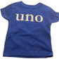 Custom Kingdom Boys' Uno First Birthday T-Shirt Blue (18 Months)