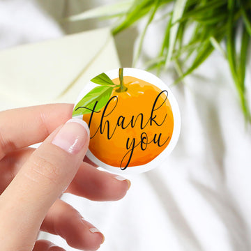 Little Cutie Baby Shower Thank You Stickers - 40 Labels