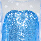 Luxury Shining Princess Costume Dress With Long Snowflake Cape For Girls Birthday Party 3T 4T