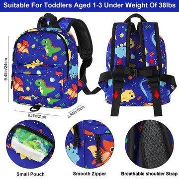 Accmor Toddler Backpack Leash Harness, Cute Kids Backpack With Anti Lost Wrist Link, Child Backpack Leash Baby Walking Harness B
