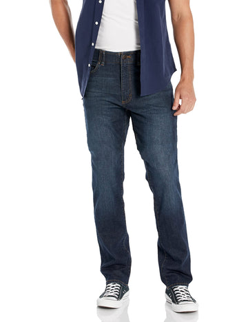 Lee Mens Extreme Motion Regular Fit Straight Leg Jeannight Owl42W X 32L