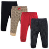 Hudson Baby Unisex Baby Cotton Pants And Leggings Basic Leopard, 12-18 Months