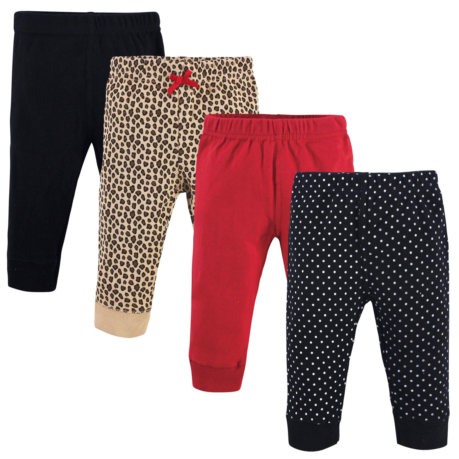 Hudson Baby Unisex Baby Cotton Pants And Leggings Basic Leopard, 12-18 Months
