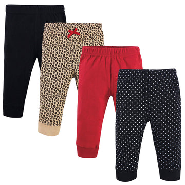 Hudson Baby Unisex Baby Cotton Pants And Leggings Basic Leopard, 12-18 Months