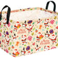 Maizmz Kids Toys Box Baby Storage Baskets,Organizer Bins Nursery Hamper Waterproof Clothes Toy Bin Book Shelf Gift Basket,Room D