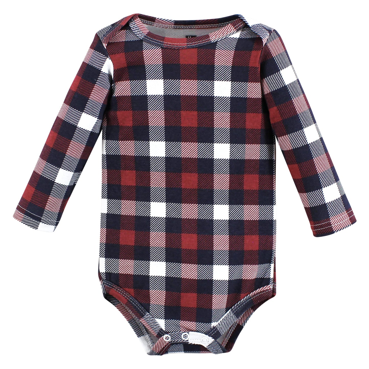 Hudson Baby Unisex Baby Cotton Long-Sleeve Bodysuits, Moosing Around, 3-6 Months