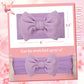 Lanmerry Headband Bows For Baby Girls Stretchy Headwraps Handmade Hair Accessories For Baby Girls Hot Pink Newborn Bows Purple 5