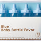 Darice, 12 Piece, 5 Inch, Blue Baby Favor Bottle