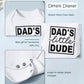 Baby Boy Clothes 3-6 Months Clothes Set Dad Little Dude Long Sleeve Romper Soft Cotton Pant Hat Infant Boy Clothes