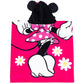 Disney Minnie Mouse 22' X 22' Hooded Poncho Bath/Beach Towel