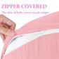 Pro Goleem Muslin Nursing Pillow Cover, 100% Cotton Soft Breathable Feeding Pillow Slipcover For Breastfeeding Moms, Fits Standa