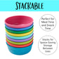 Ecr4Kids Elr-18100-Be My First Meal Pal Snack Bowls - Bpa-Free, Dishwasher Safe, Stackable Bowls For Baby, Toddler And Child Fee